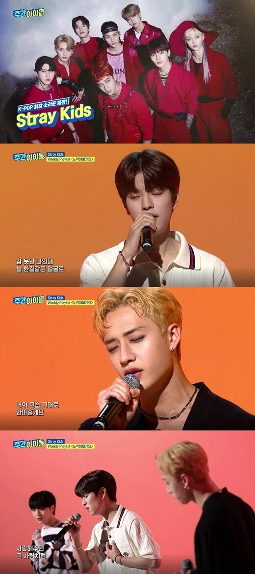 `주간아` 스트레이키즈 승민X아이엔X방찬, 데이식스 `노력해볼게요` 커버 - 마이데일리 주간아 스트레이키즈 승민X아이엔X방찬, 데이식스... 