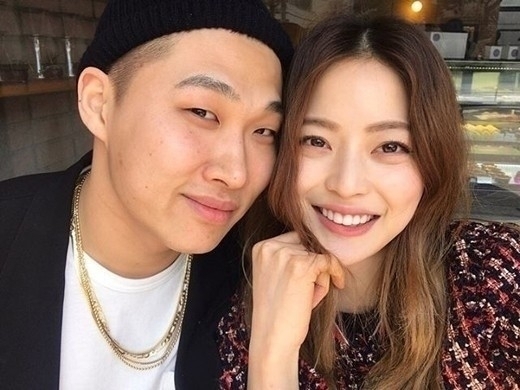 공개 연애 당시 스윙스(왼쪽), 임보라 / 모델 임보라