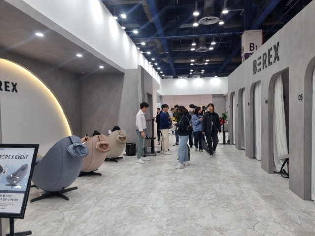 코웨이는 비렉스를 중심으로 휴식 공간을 조성했다.