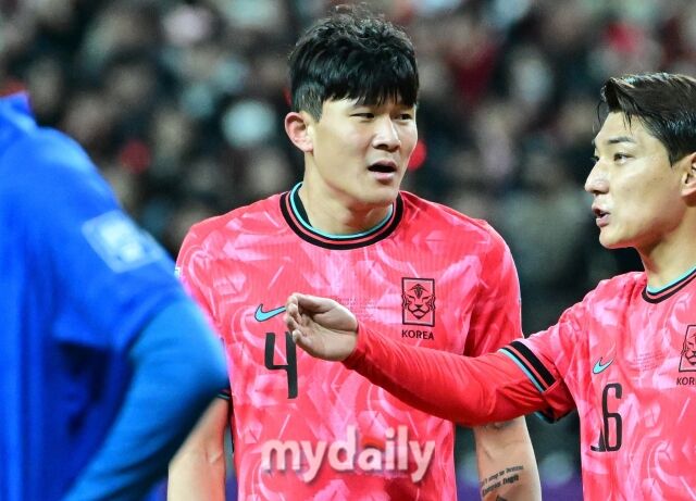 대한민국 축구대표팀 수비수 김민재/마이데일리 DB