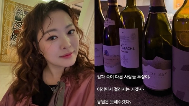 의미심장한 근황을 공개한 개그맨 김원효의 아내이자 개그우먼인 심진화./개그우먼 심진화 인스타그램