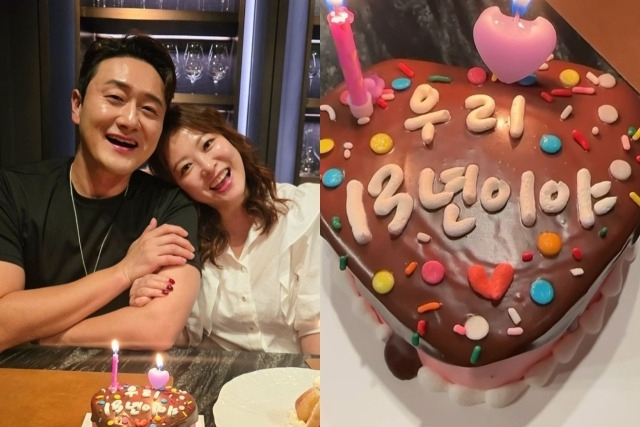 개그맨 김원효, 개그우먼인 심진화 부부./개그우먼 심진화 인스타그램