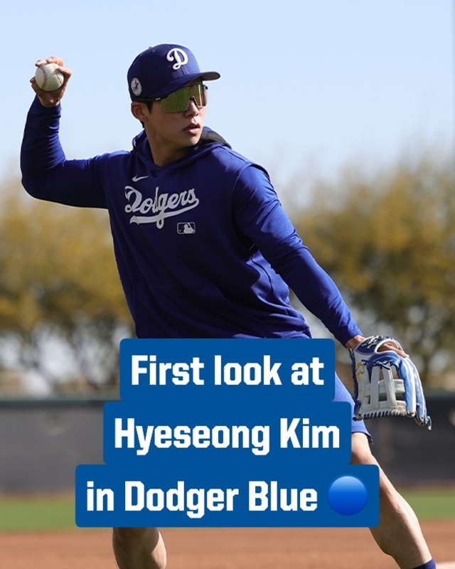 LA 다저스 김혜성./MLB SNS