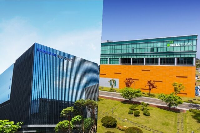 삼성바이오로직스(왼쪽), 셀트리온. /각사