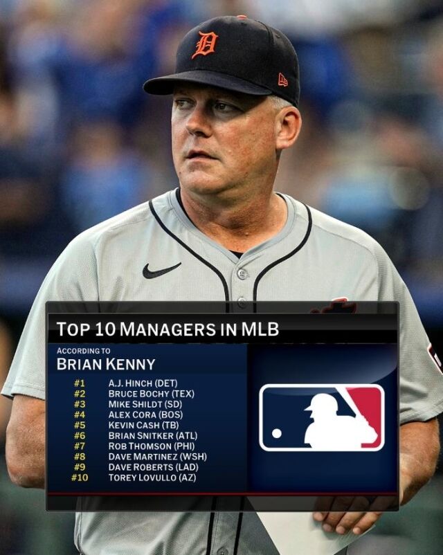 메이저리그 감독 랭킹 톱10./MLB네트워크