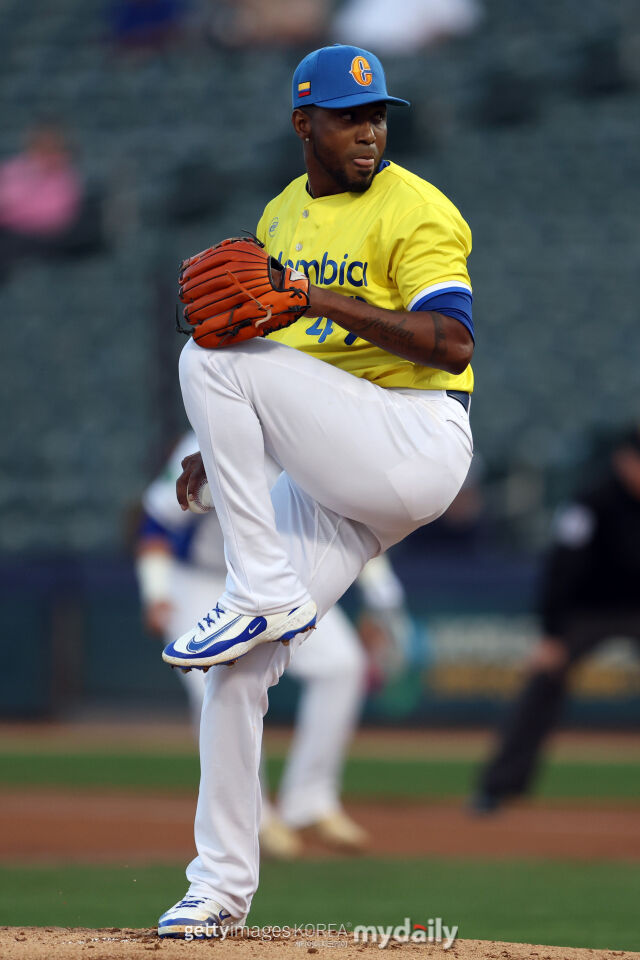 콜롬비아 월드베이스볼클래식(WBC) 대표팀 소속의 훌리오 테헤란./게티이미지코리아