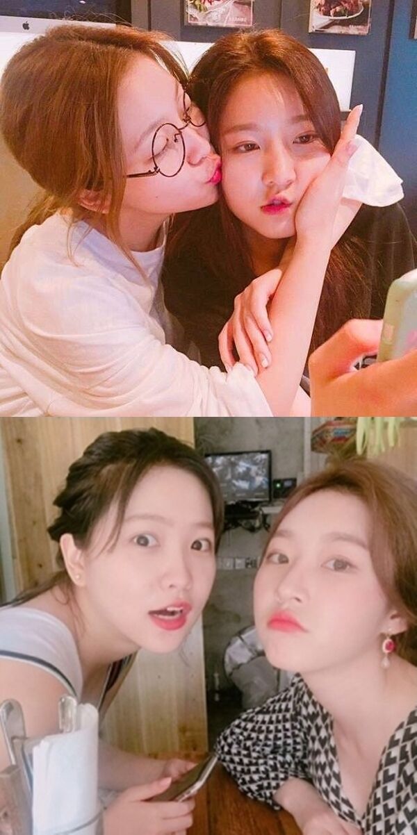 그룹 레드벨벳 멤버 예리(왼쪽), 고(故) 김새론의 발리 여행 모습 / 김새론 인스타그램