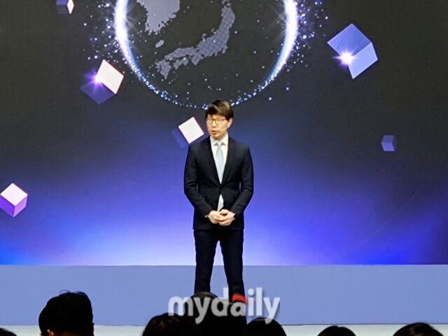 구자현 이베이재팬 대표가 3년 안에 기업가치 1조원 이상의 K뷰티 브랜드 20개와 1000억원 규모의 브랜드 100개를 육성하겠다는 청사진을 밝히고 있다. /방금숙 기자