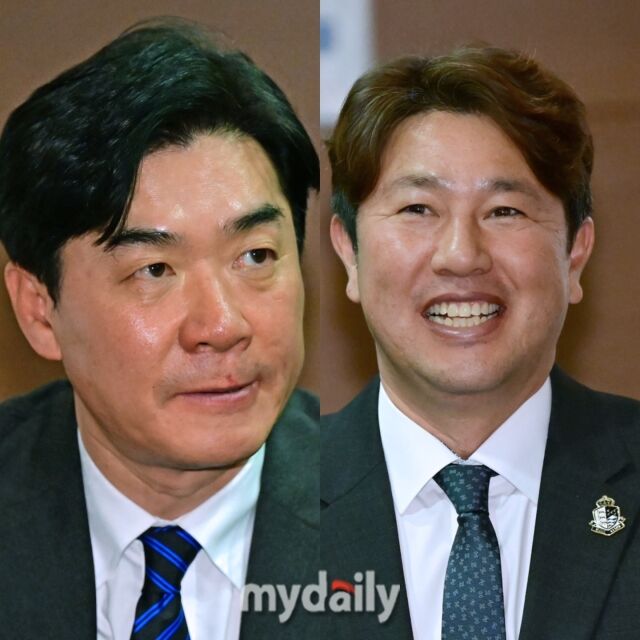 윤정환 인천 유나이티드 감독, 김도균 서울 이랜드 감독./마이데일리