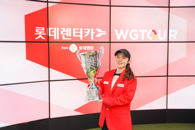 WGTOUR 3차 결선 정상에 오른 김하니. /골프존