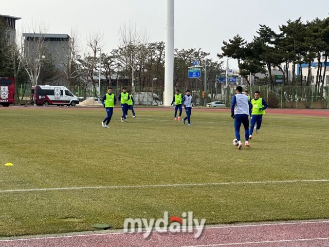 17일 고양종합운동장 보조경기장에서 열린 대한민국 축구대표팀 소집훈련./고양=노찬혁 기자