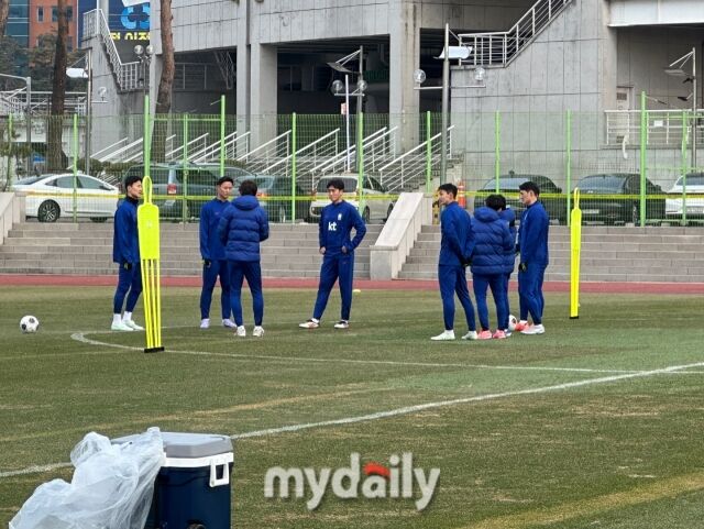 17일 고양종합운동장 보조경기장에서 열린 대한민국 축구대표팀 소집훈련./고양=노찬혁 기자