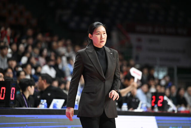 박정은 감독./WKBL