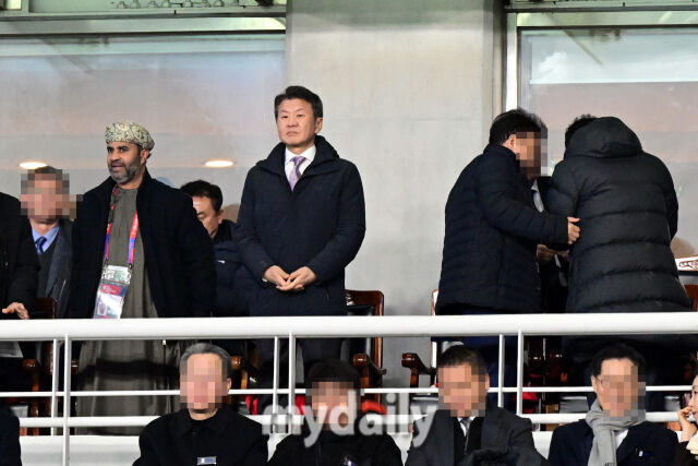 대한축구협회 정몽규 회장이 20일 오후 경기도 고양종합운동장에서 진행된 