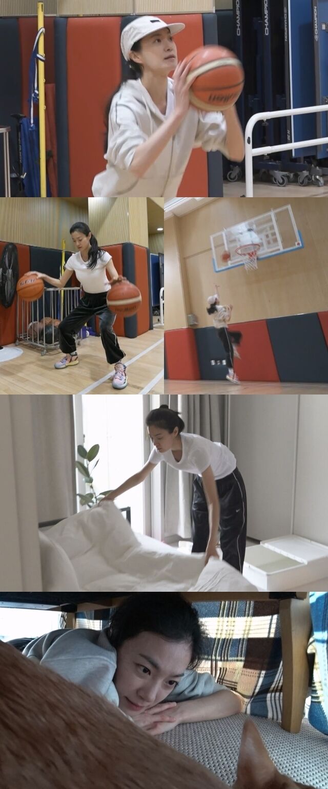 배우 옥자연이 반전 농구 실력을 보여준다 / MBC 