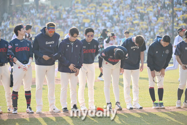 22일 서울 잠실야구장에서 열린 