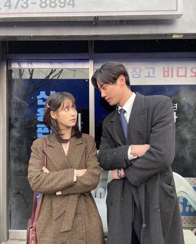 아이유(왼쪽),이준영./이준영 인스타그램