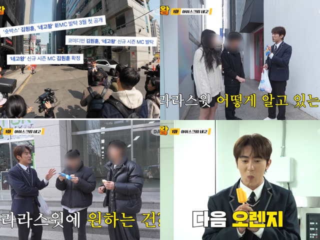 김원훈이 시민 인터뷰를 진행중이다./네고왕 캡쳐