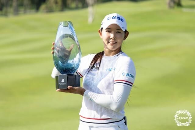 KLPGA 투어 2025시즌 개막전 우승자 박보겸. /KLPGA