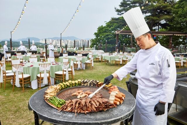 명월관 가든 BBQ. /워커힐 호텔앤리조트