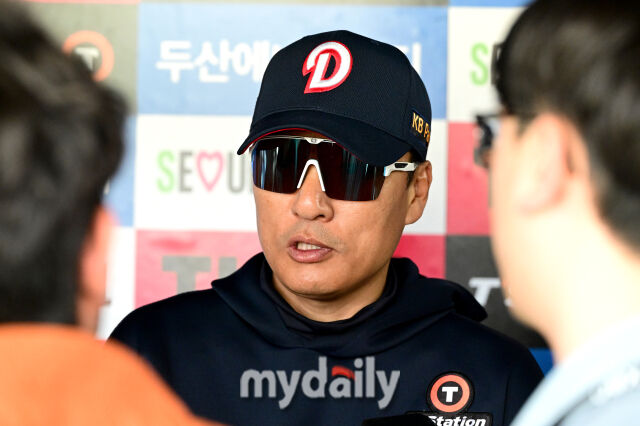 2025년 4월 10일 오후 서울 잠실구장에서 진행된 