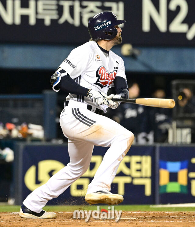 2025년 4월 10일 오후 서울 잠실구장에서 진행된 