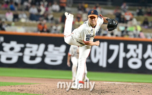 2025년 4월 11일 오후 대전 한화생명 볼파크에서 진행된 
