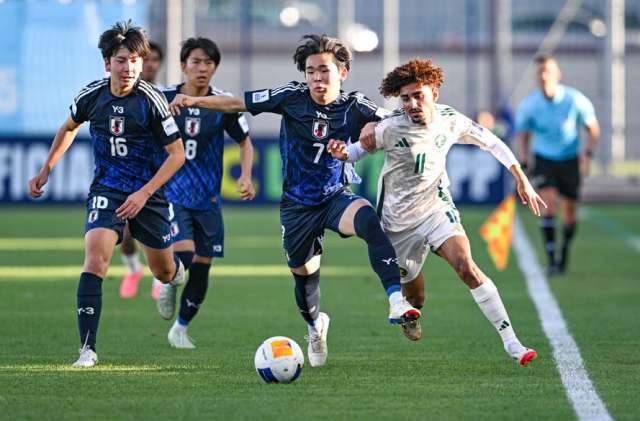 일본 17세 이하(U-17) 대표팀이 사우디아라비아에 패배하며 8강 탈락했다./AFC