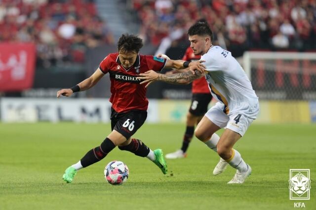2024 하나은행 16강 부천FC1995와 광주FC의 경기장면./대한축구협회