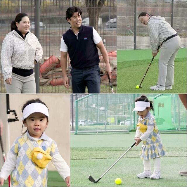 박인비의 딸 인서./ KBS2