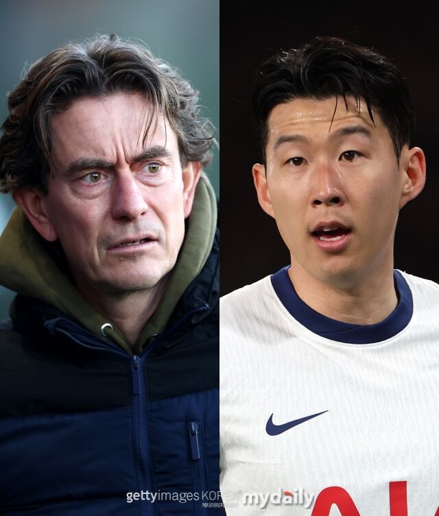 토마스 프랭크 감독과 손흥민/게티이미지코리아
