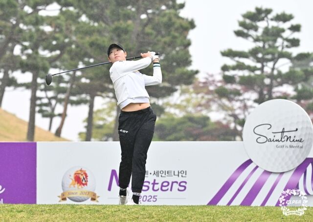 방신실의 경기 모습. /KLPGA