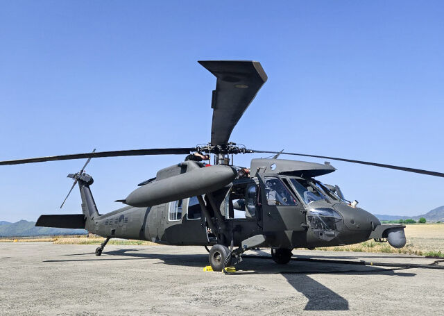 UH-60 헬기 기체 모습. /대한항공