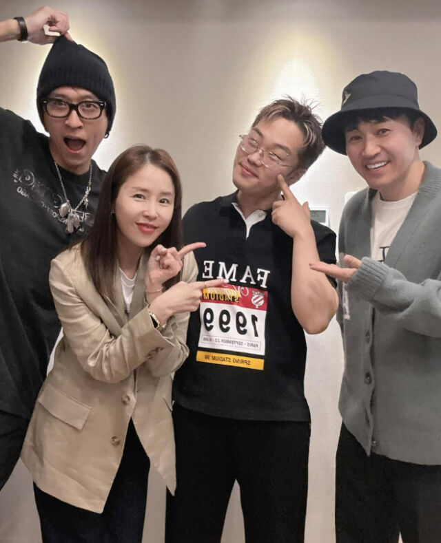 빽가, 신지, 머쉬베놈, 김종민./소셜미디어