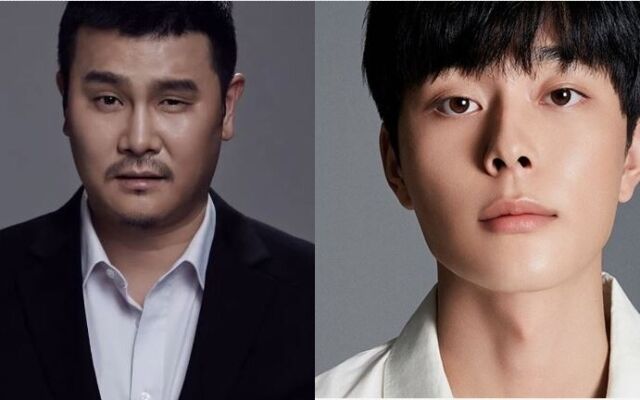 배우 김기무(왼쪽, 청춘야구단)와 유선호(스타즈)가 28일 고양시 장항야구장에서 열리는 더킴로펌배 한스타 연예인 야구리그에 참가한다./ 김기무, 흰엔터테인먼트
