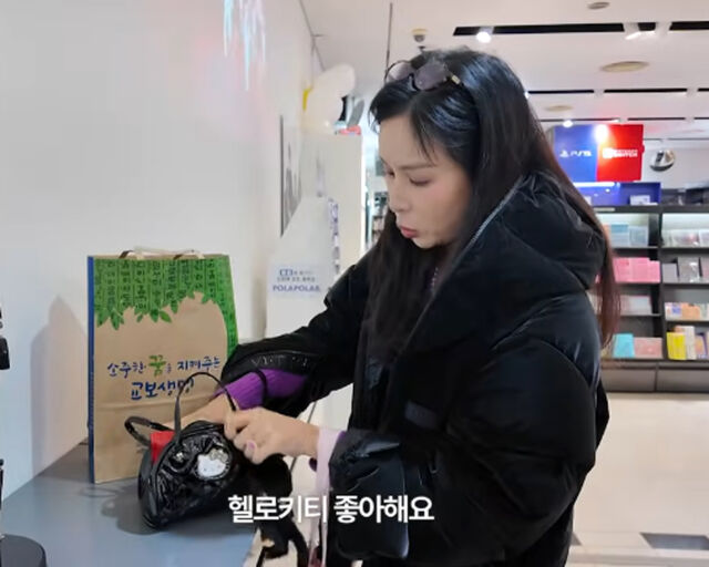 고소영이 5만 원 대 가방을 들고 다녀 화제다. / 유튜브 