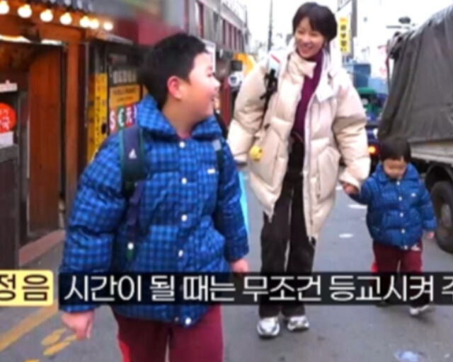 황정음이 두 아들에 대한 애정을 드러냈다. / E채널 