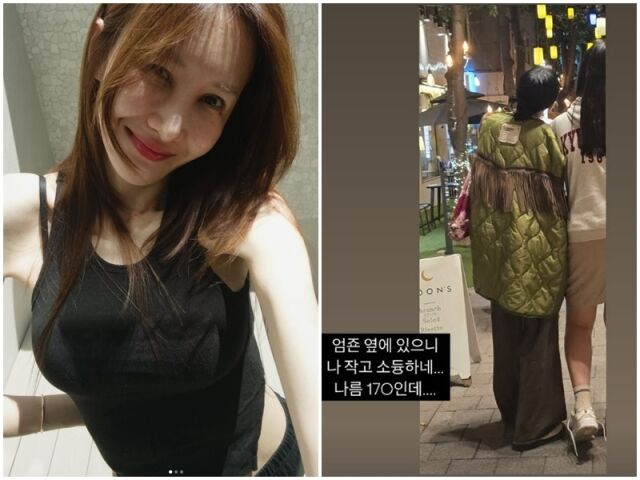 윤혜진 모녀./소셜미디어