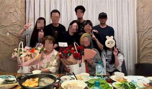 故 서희원 가족과 구준엽./소셜미디어
