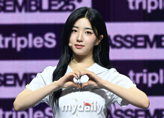 그룹 트리플에스(tripleS) 박소현이 서울 한남동 블루스퀘어 마스터카드홀에서 진행된 정규 2집 앨범 
