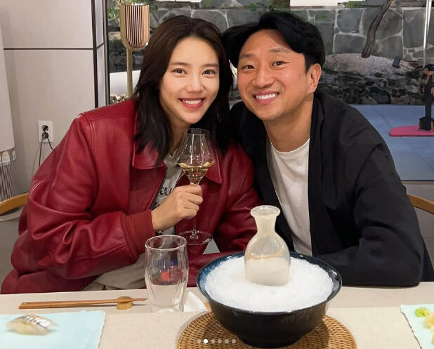 손담비, 이규혁./소셜미디어