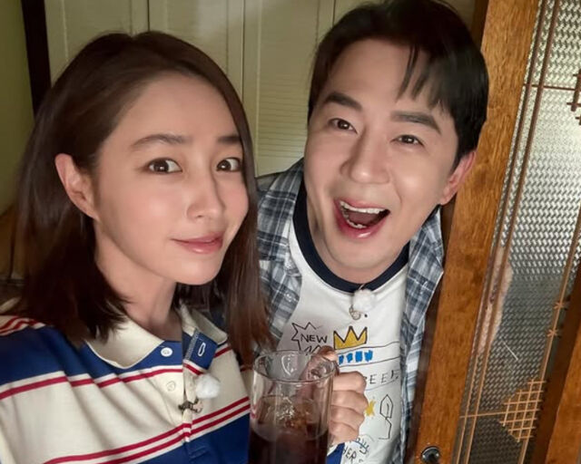 이민정과 붐이 닮은 외모를 자랑했다. / 이민정 소셜미디어 캡처 