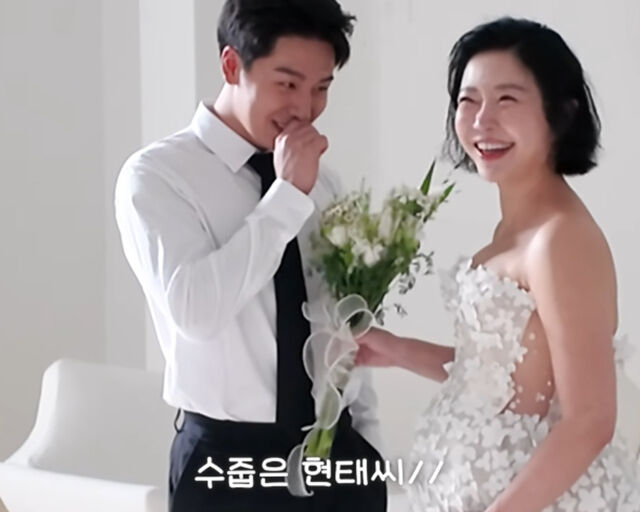 레이디제인이 남편과 만삭 촬영을 진행했다. / 유튜브 