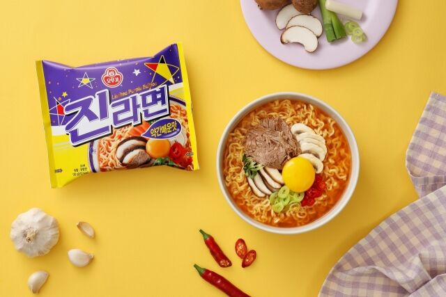보라색 진라면 나왔다…오뚜기, ‘진라면 약간매운맛’ 한정 출시