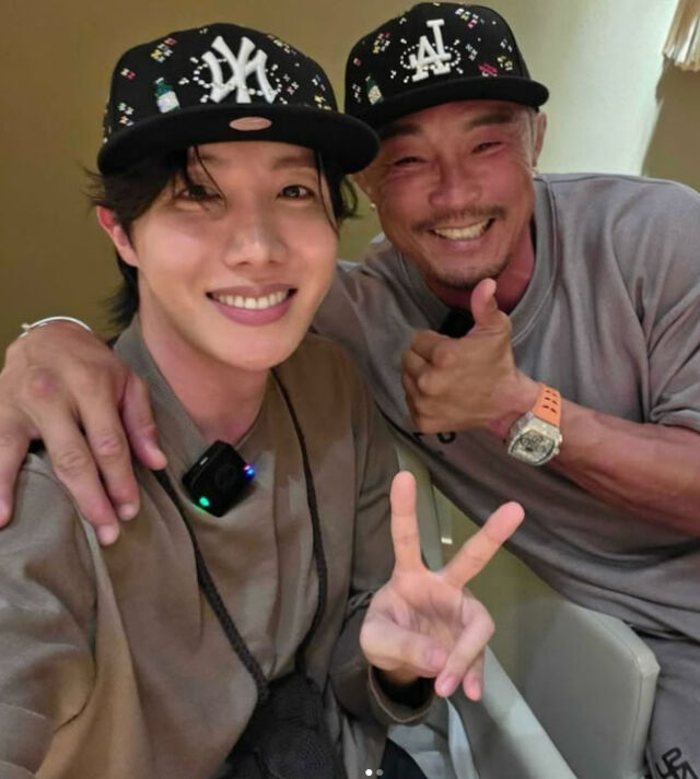 제이홉, 추성훈./소셜미디어