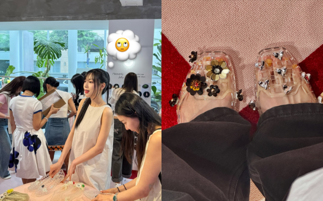 에이핑크 오하영이 한 행사장에 방문했다. / 오하영 인스타그램 캡처