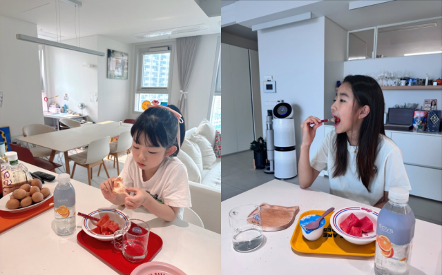 배우 소이현이 두 딸과 함께하는 아침 일상을 공개했다. / 소이현 인스타그램 캡처