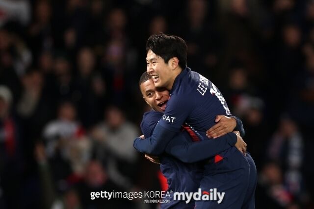 음바페와 이강인/게티이미지코리아