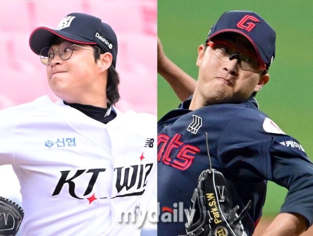 롯데 자이언츠에서 한솥밥을 먹게 된 박세진(좌)과 박세웅(우)./마이데일리