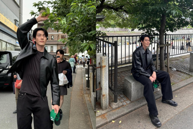 배우 김우빈이 장난기 가득한 일상을 전했다. / 김우빈 인스타그램 캡처